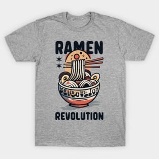 Ramen Revolution Japan - Japanese Vintage Food Noodles Art T-Shirt